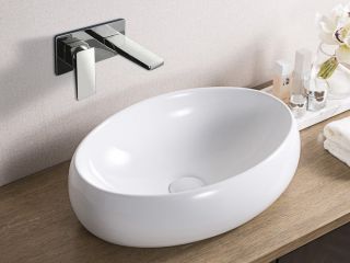 Раковина накладная BelBagno 48см белая BB1085